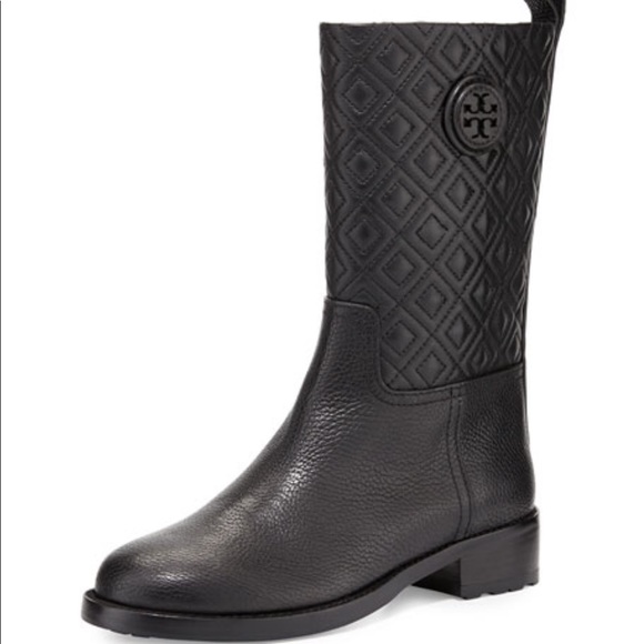 Tory Burch Shoes - Tory Burch Marion Quilted Leather Boots 7